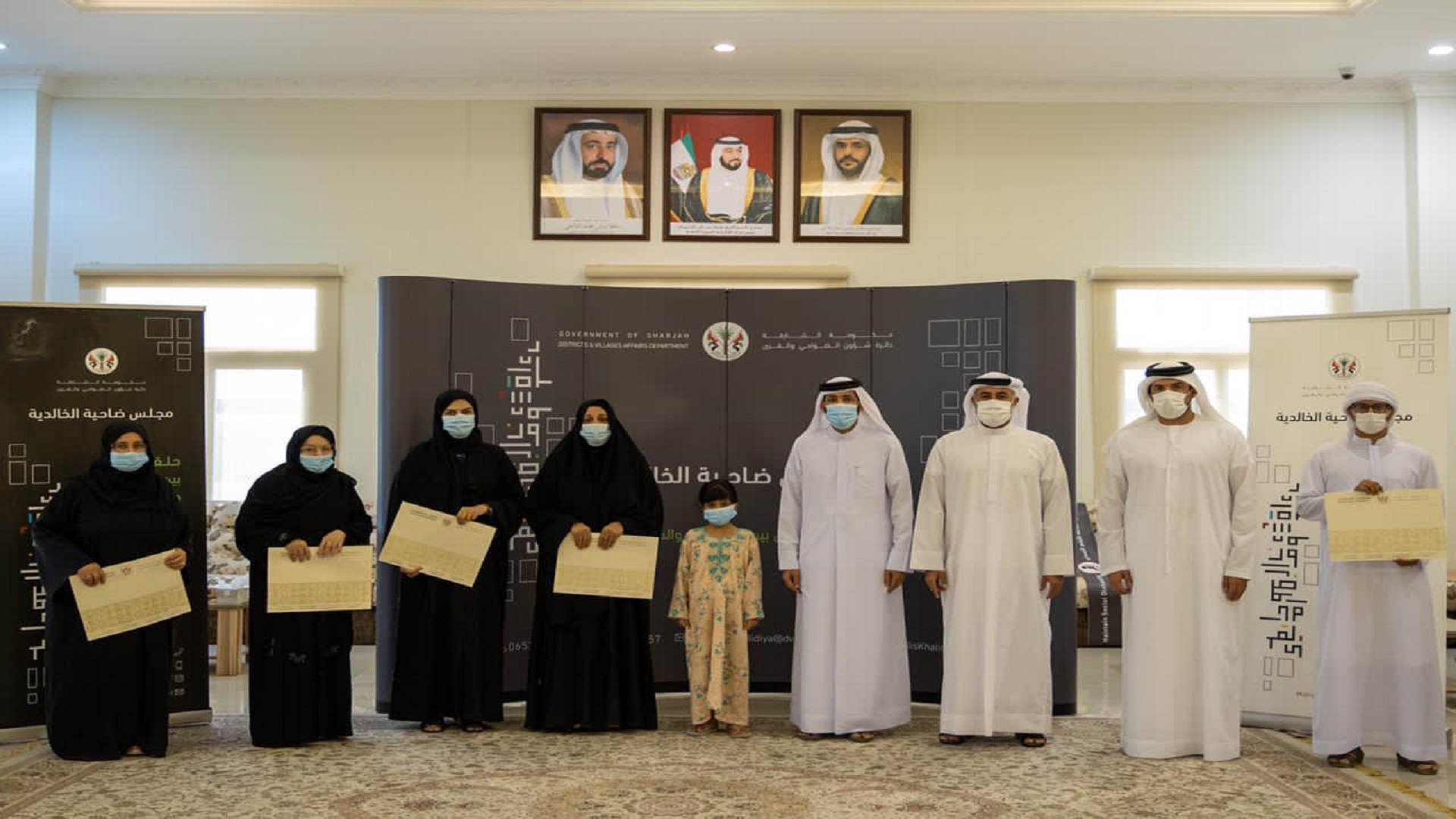 Image for the title: Al Khalidiya Suburb Council honours female volunteers 