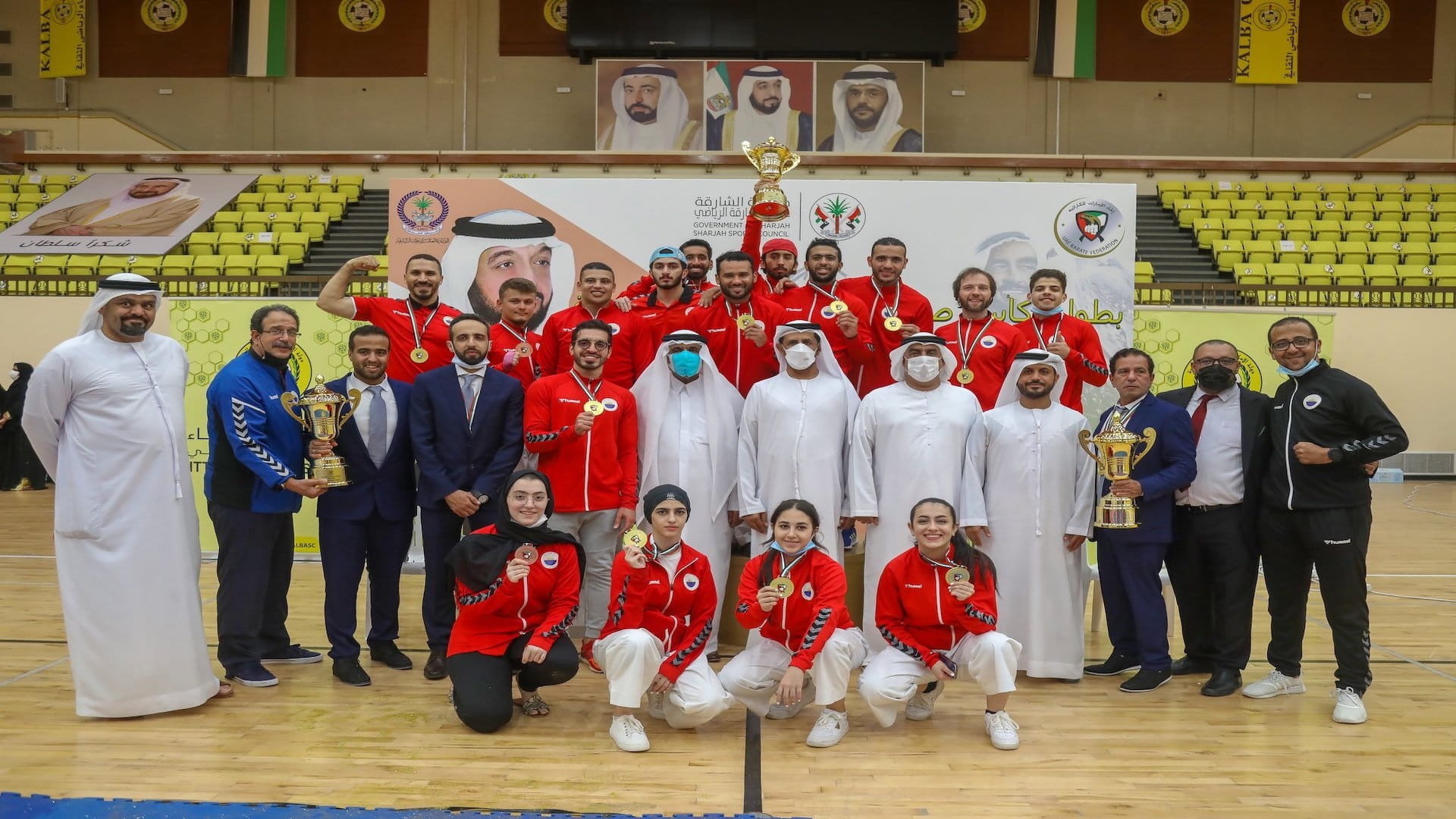 Image for the title: SC wins President's Cup for karate 