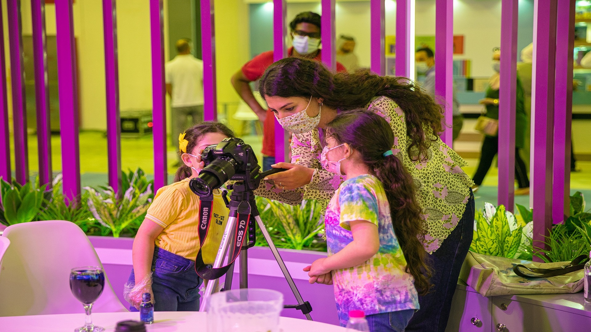 Image for the title: Children enjoying freedom to indulge their curiosity at SCRF 