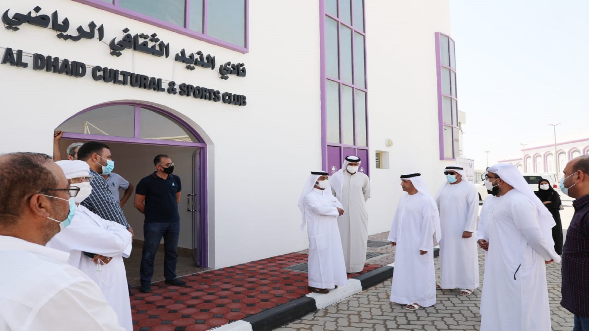 Image for the title: SSC performs general maintenance at Al Dhaid Club 