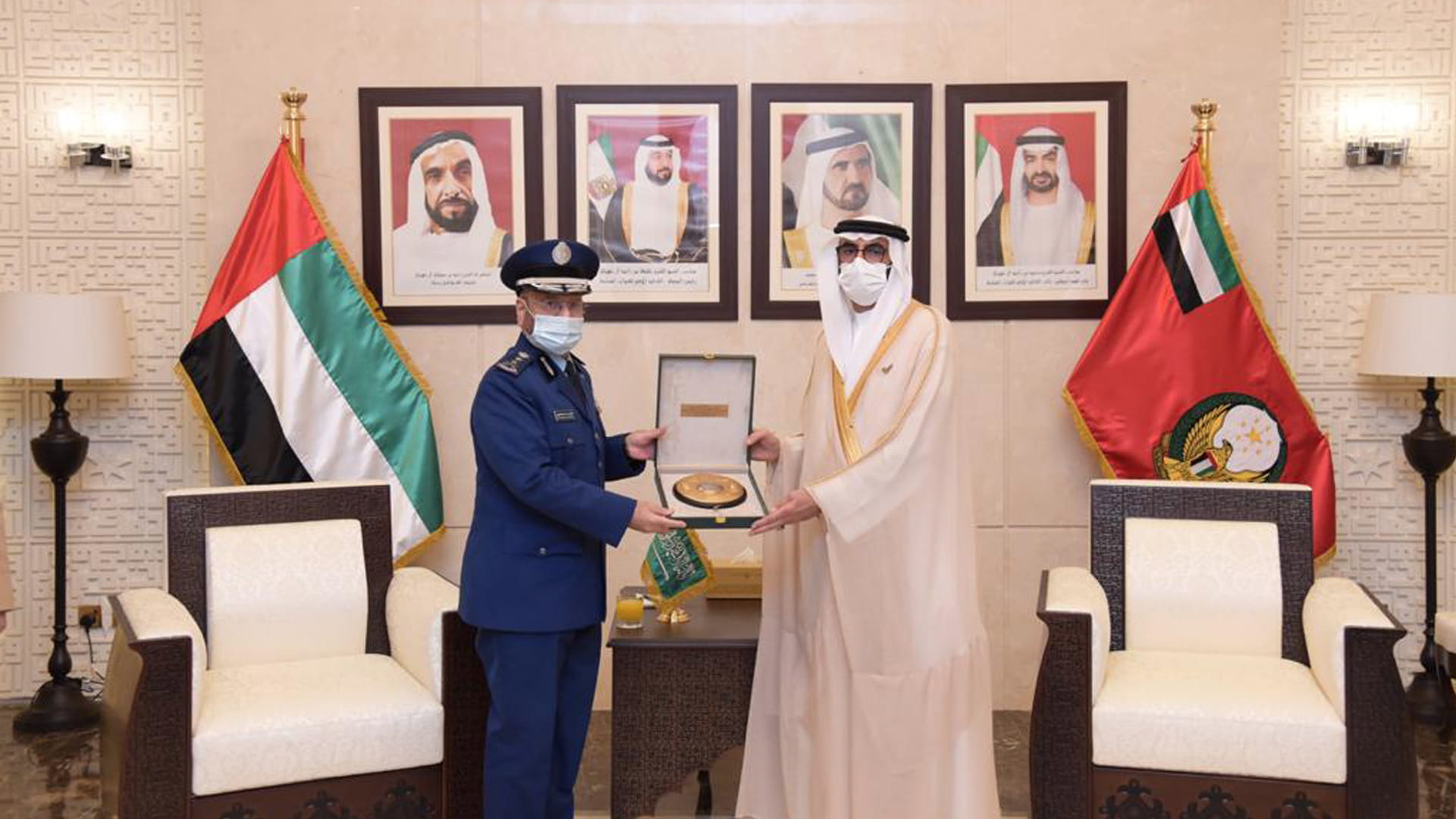 Image for the title: Mohammed Al Bowardi receives Saudi Chief of General Staff  