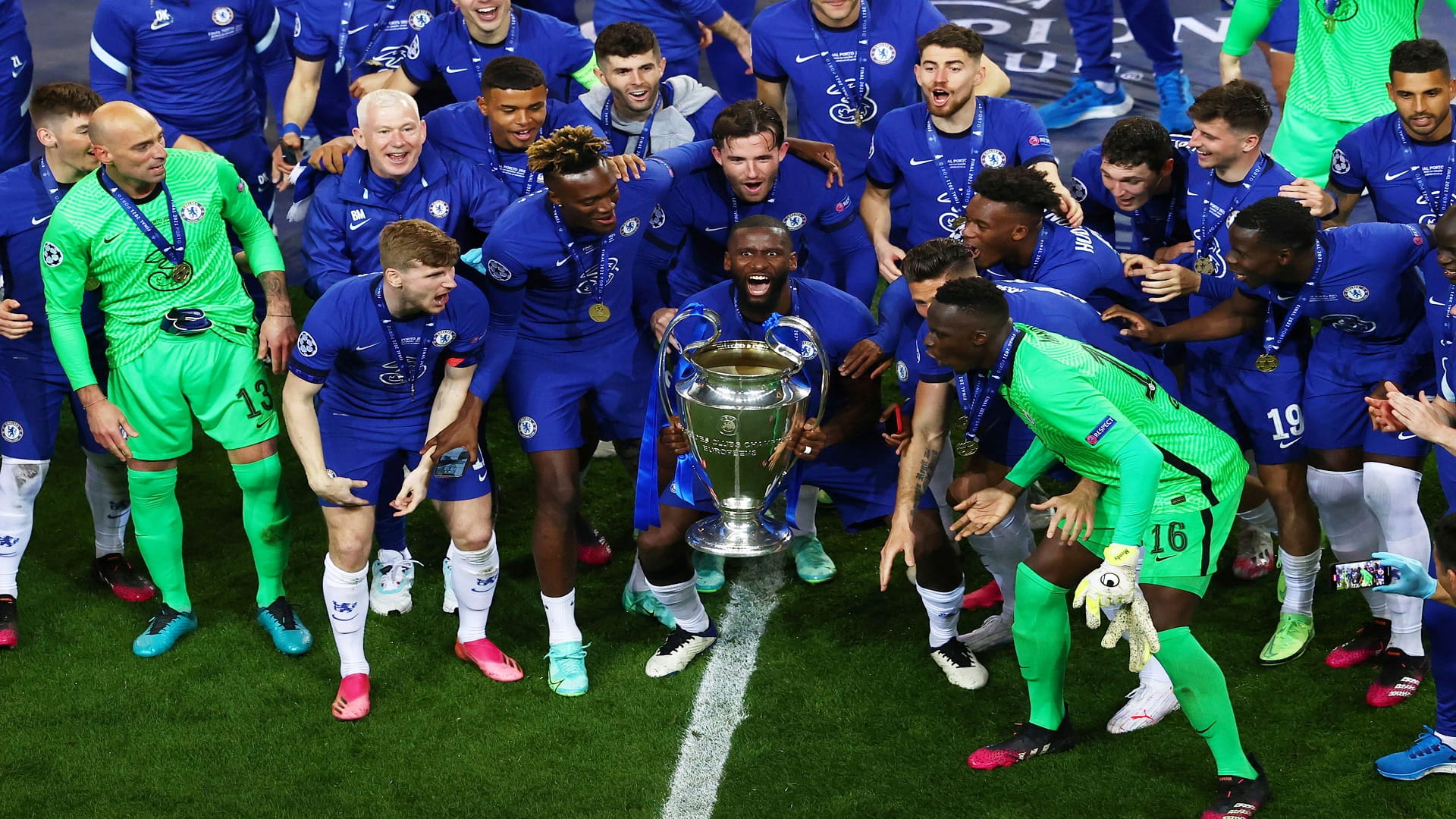 Image for the title: Chelsea win Champions League final 