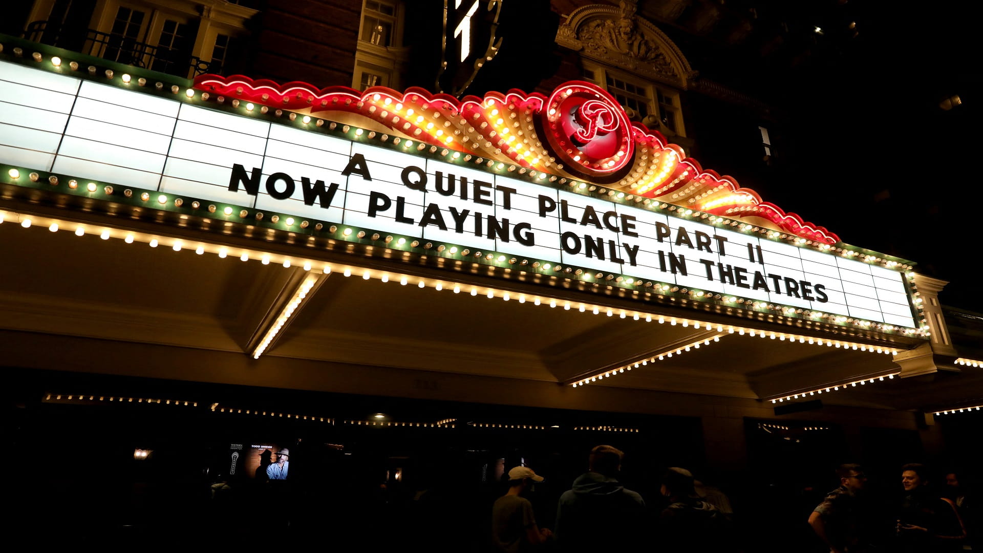 Image for the title: 'Quiet Place' makes NAmerica box office noise as Covid curbs ease 