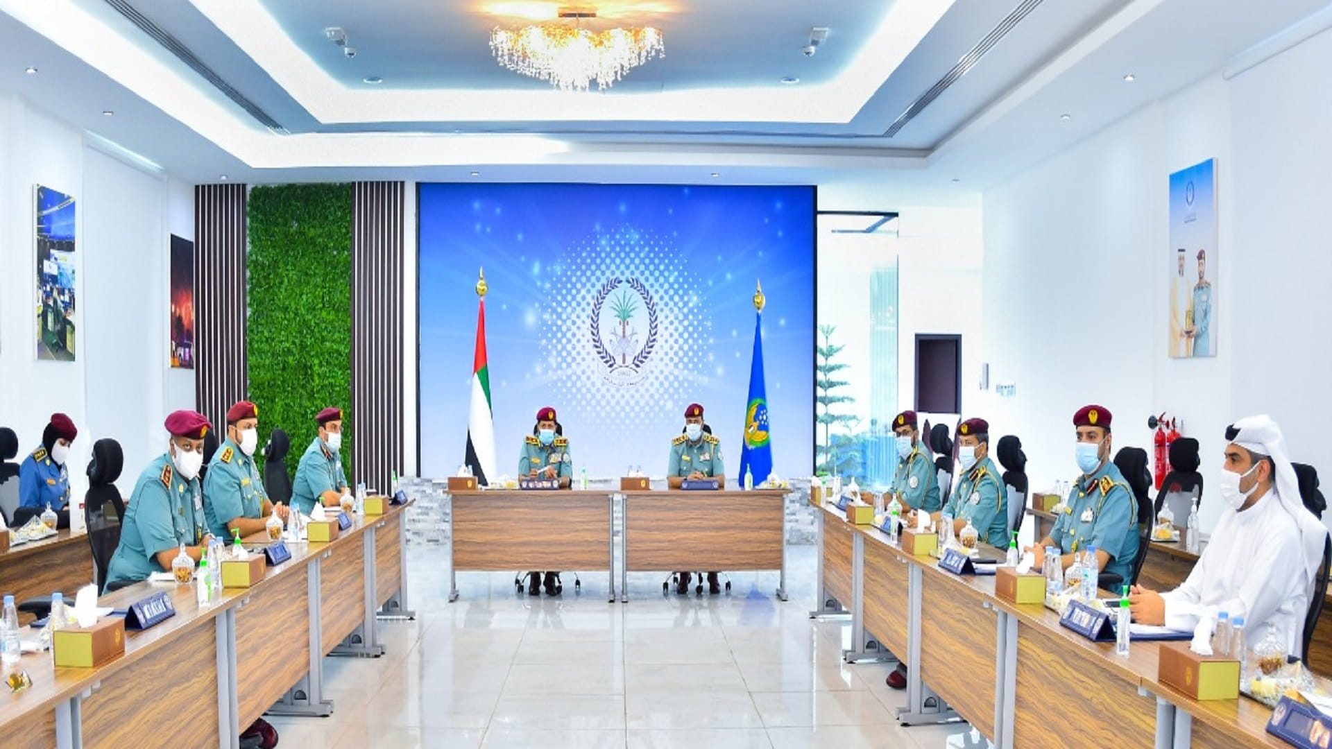 Image for the title: Al Shamsi chairs 5th Permanent Supreme Committee meeting 