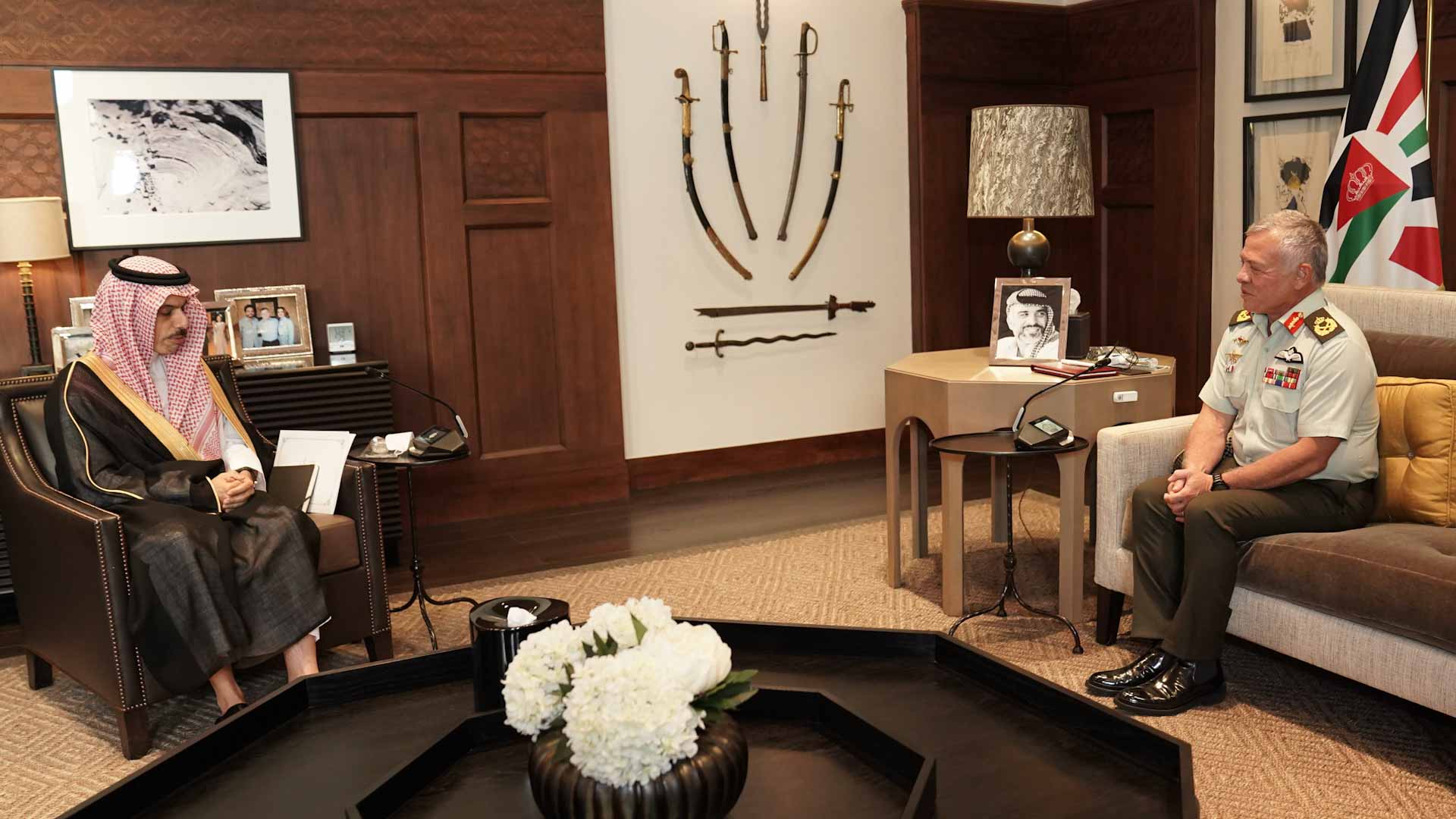 صورة بعنوان: عبد الله الثاني يشيد بدعم السعودية للأردن في مواجهة قضية الفتنة 