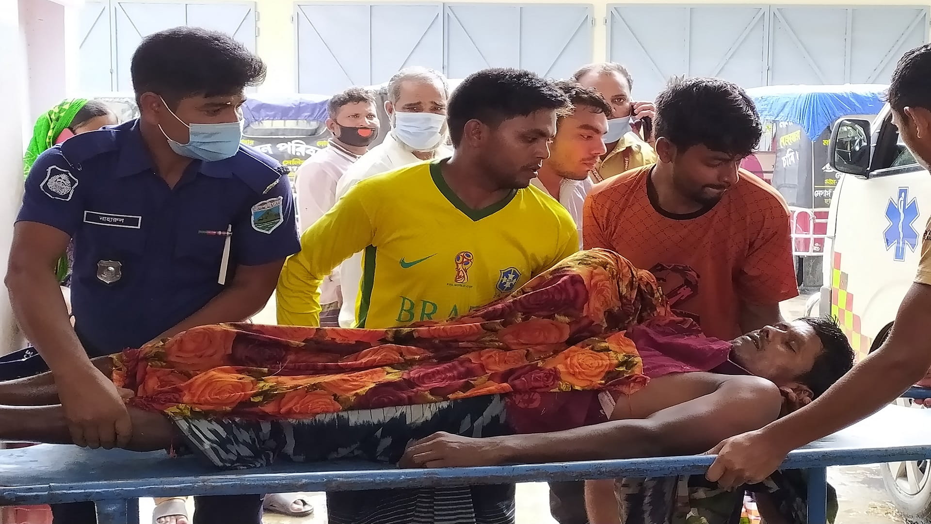 Image for the title: 17 die when lightning strikes wedding party in Bangladesh 