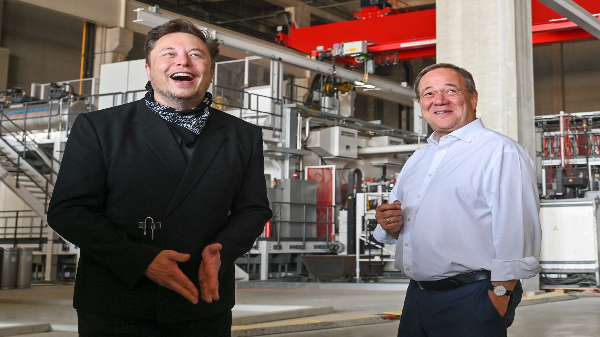 Image for the title: Tesla hopes to start production at Berlin factory in October 