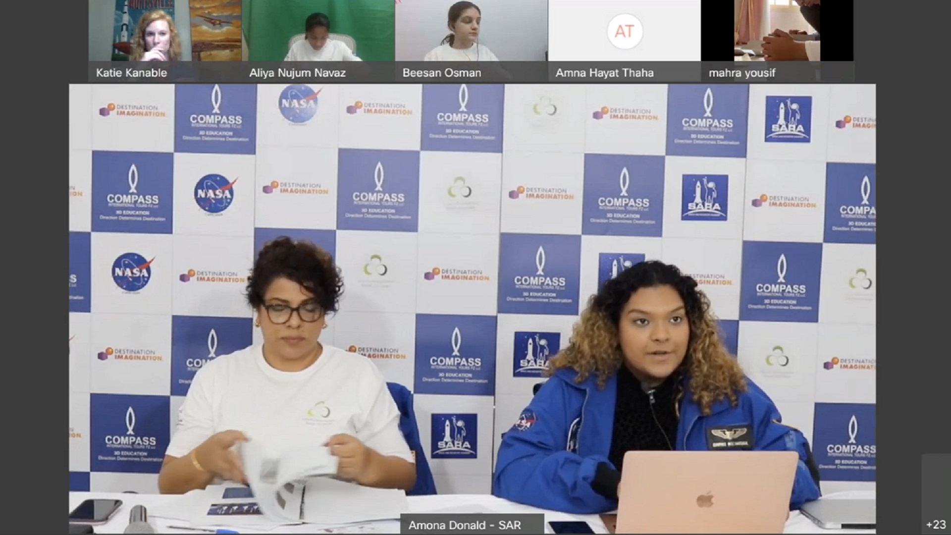 Image for the title: SGG receive education at virtual NASA-certified space camp 