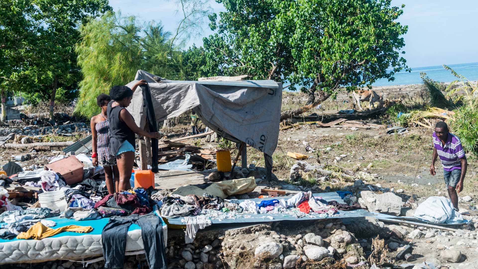 Image for the title: Desperate search after Haiti quake as storm threatens 