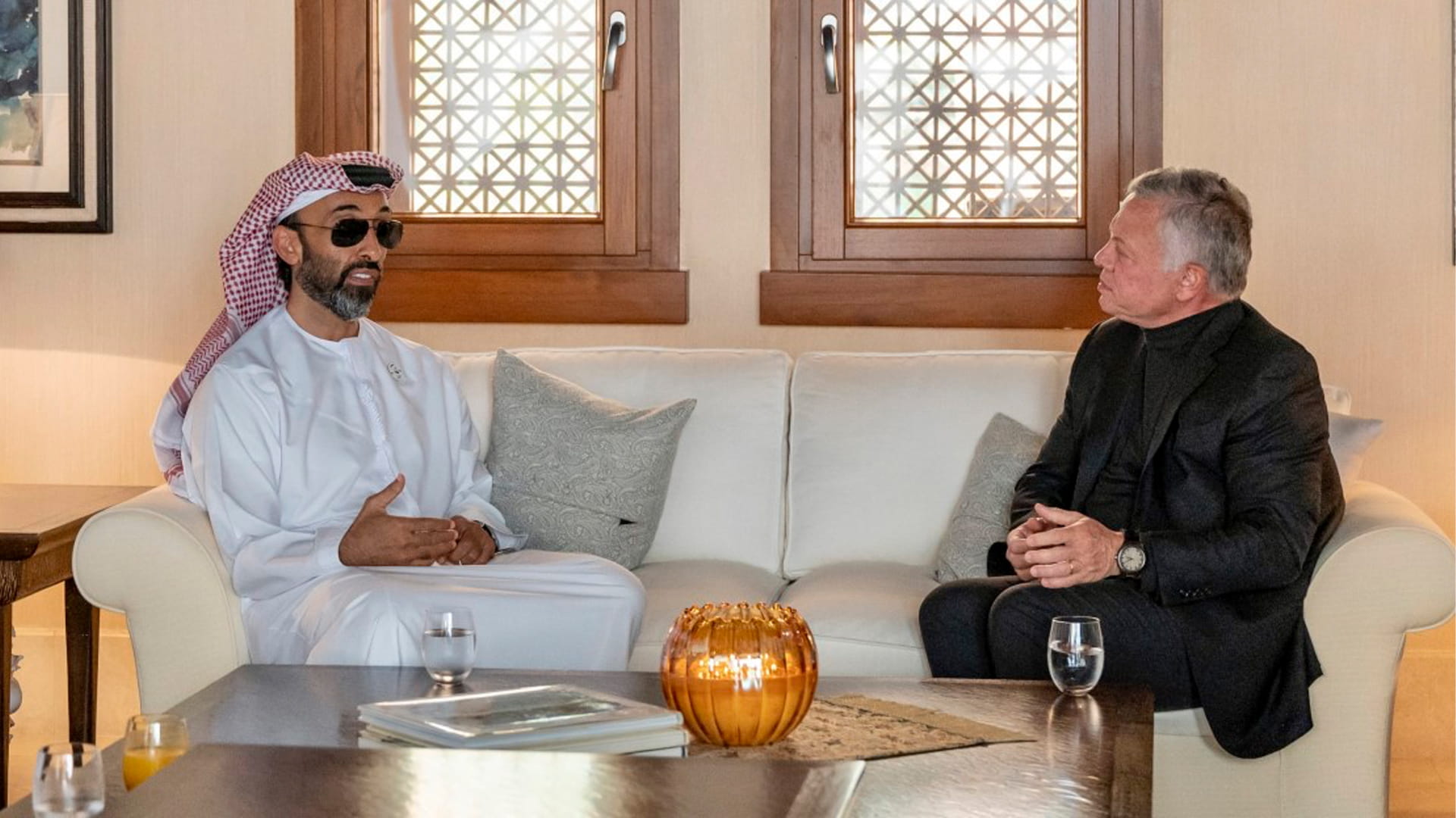 Image for the title: Jordan King receives UAE delegation headed by Tahnoun bin Zayed 