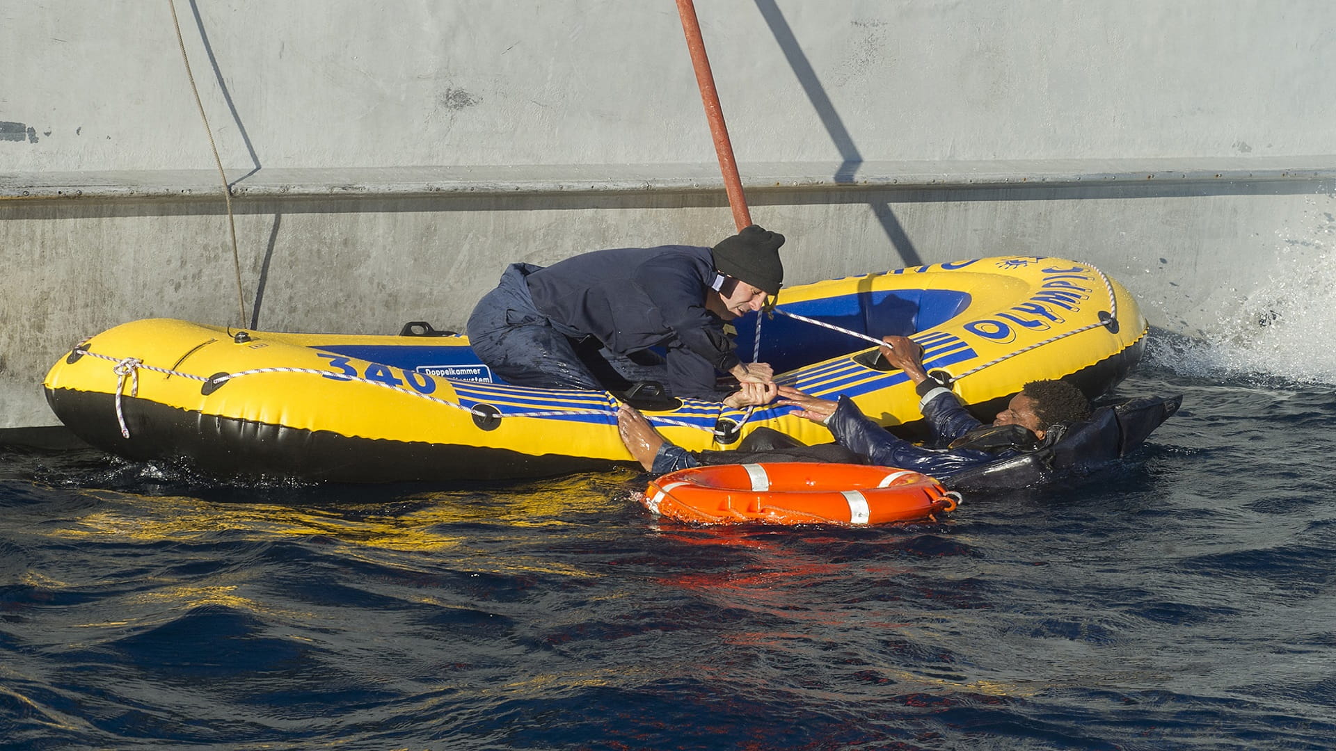 Image for the title: Morocco navy rescues more than 400 Europe-bound migrants 