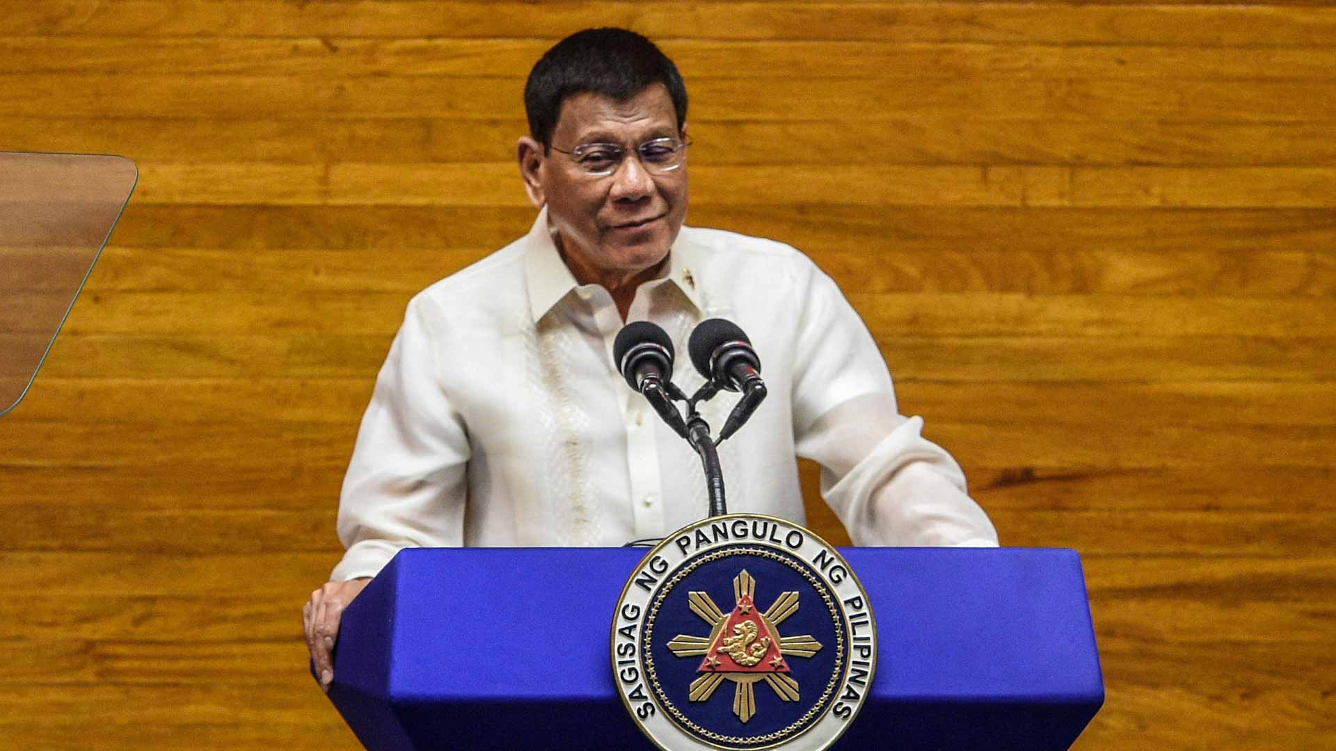 Image for the title: Philippines' Duterte agrees to run as vice president in 2022 