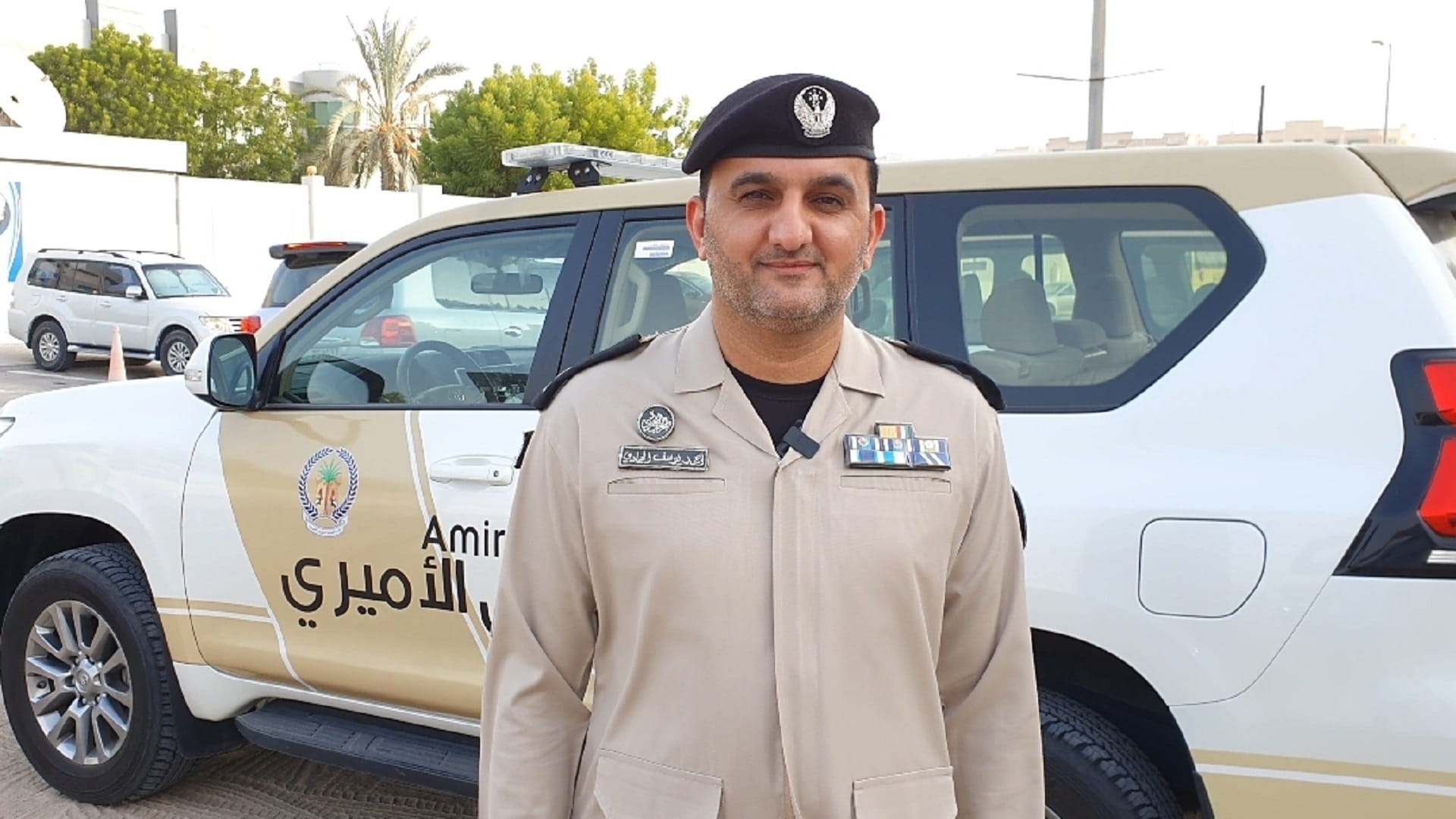 Image for the title: Lt. Al Hammadi: Notable presence of Sharjah Emiri Guard 