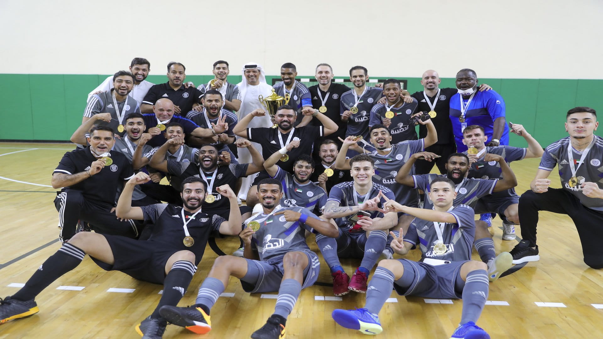 صورة بعنوان: نادي النصر بطلاً لكأس الإمارات لكرة قدم الصالات 