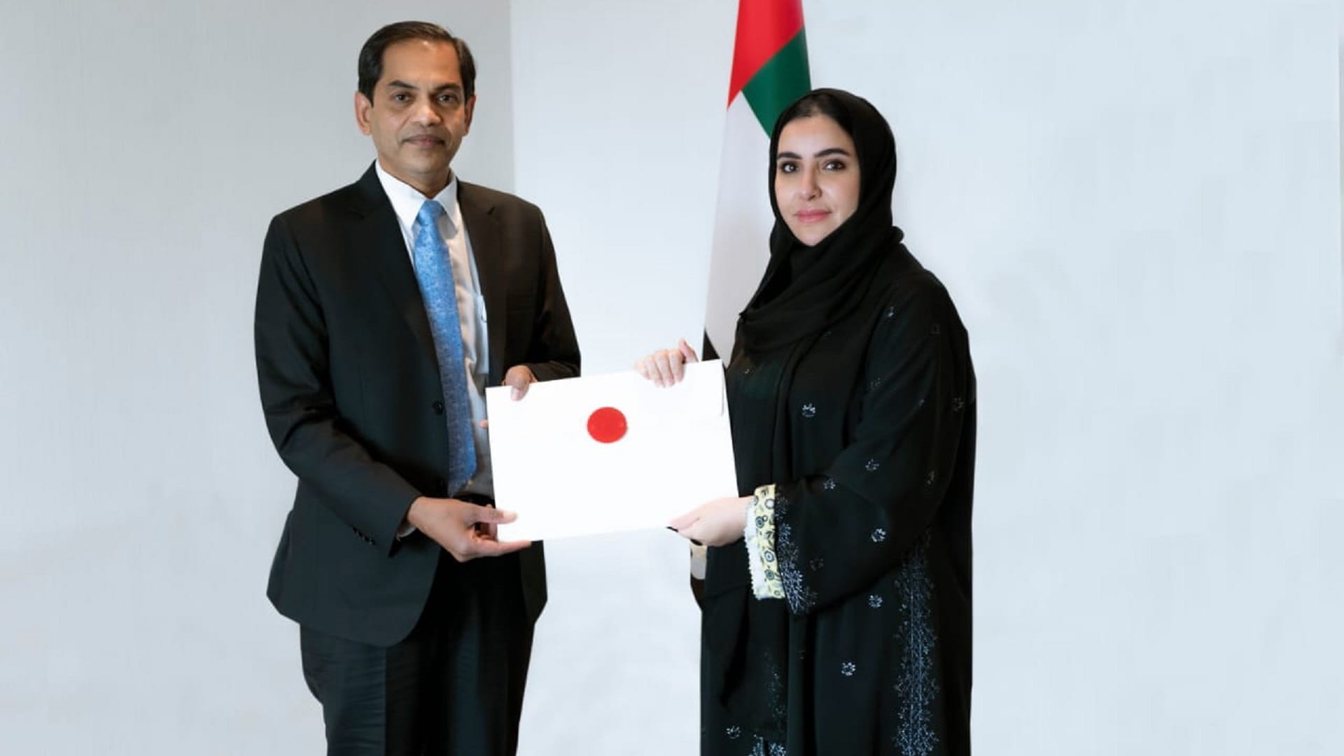 Image for the title: MoFAIC receives credentials of new Indian Ambassador to UAE 