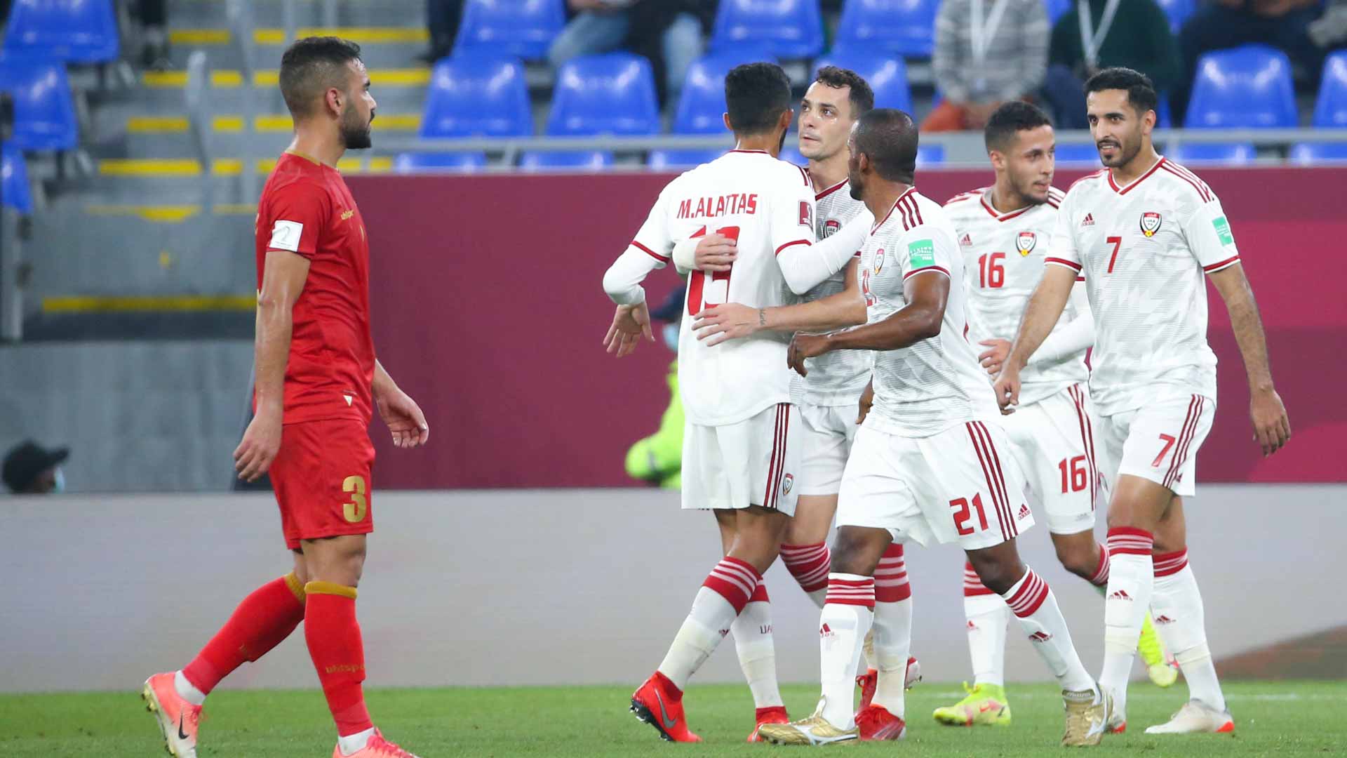 صورة بعنوان: الأبيض يستهل مشواره في كأس العرب بالفوز على سوريا 