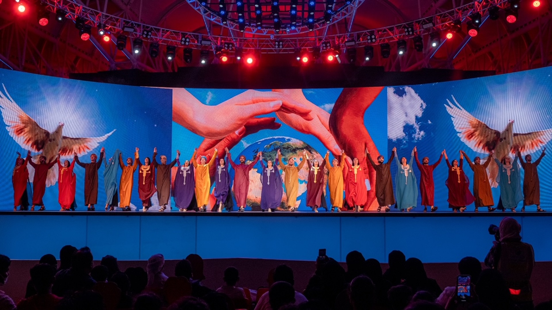 Image for the title: Global Village marks UAE ND with “Luminous Years” performance 