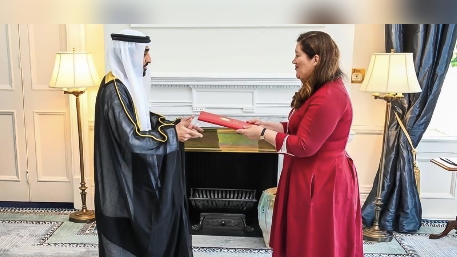 Image for the title: UAE ambassador presents credentials to NZ's Governor-General 