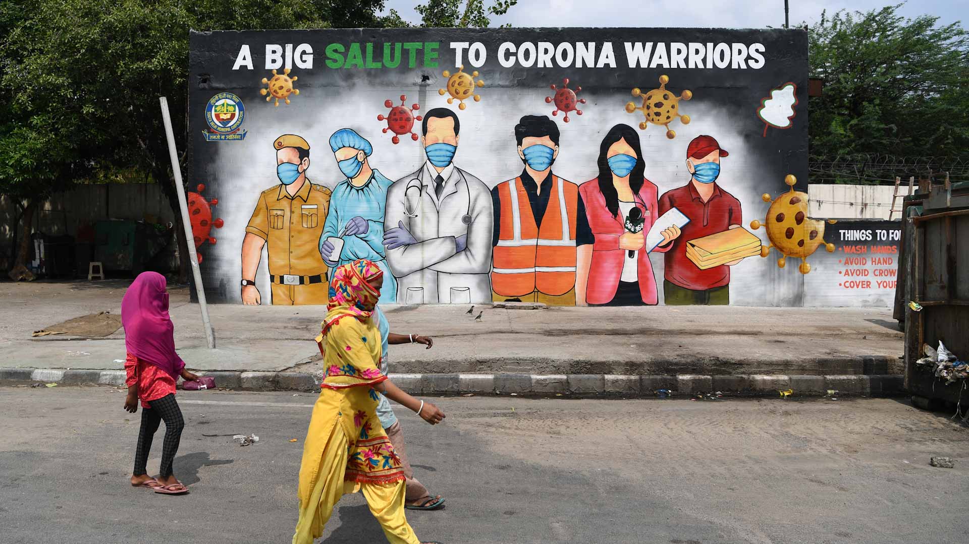 Image for the title: India reports highest COVID-19 fatalities since July 