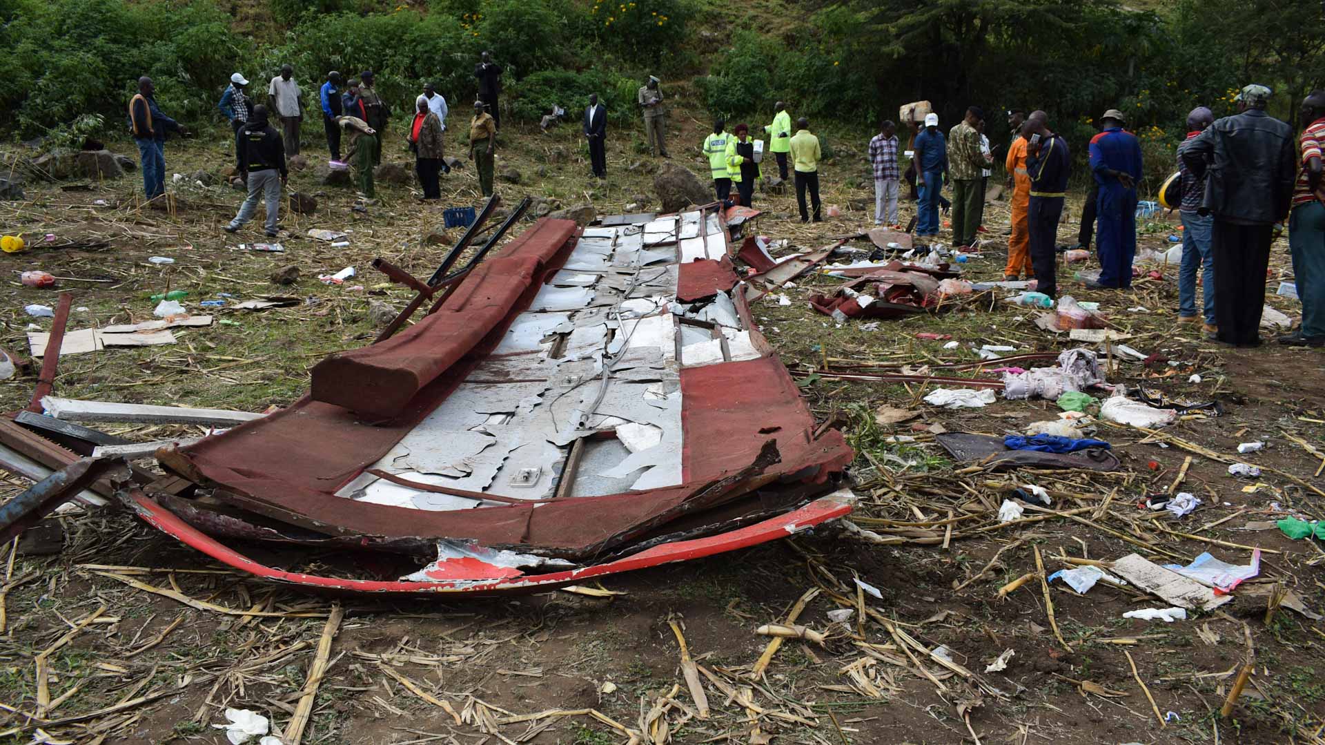 Image for the title: Death toll from Kenya bus accident rises to 31 