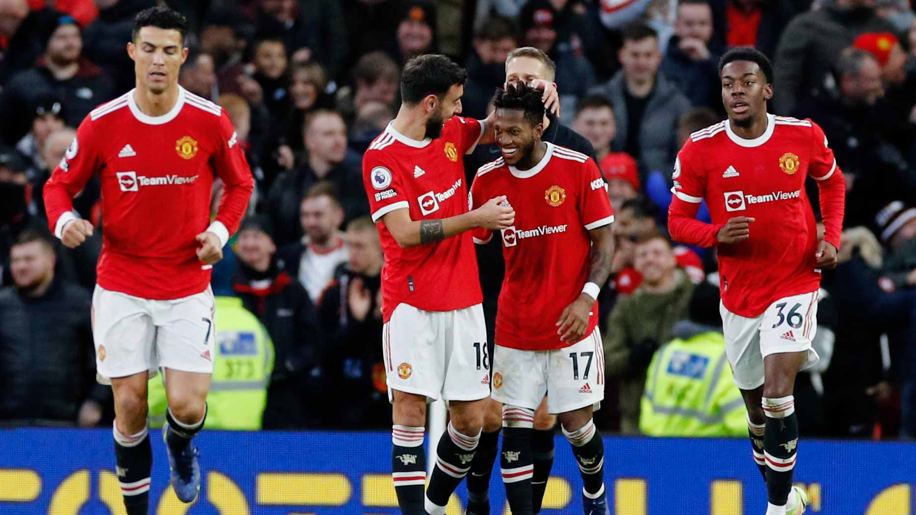 Image for the title: Fred gives Rangnick winning start at Man United 