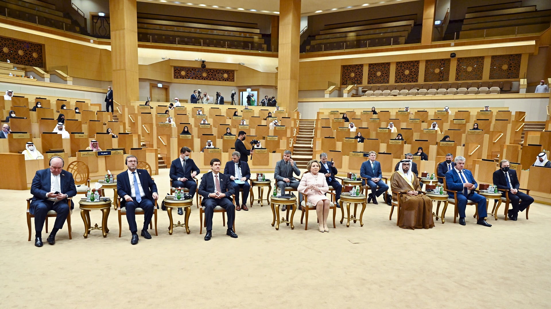 صورة بعنوان: الإمارات وروسيا تعقدان جلسة خاصة بمقر المجلس الوطني الاتحادي 