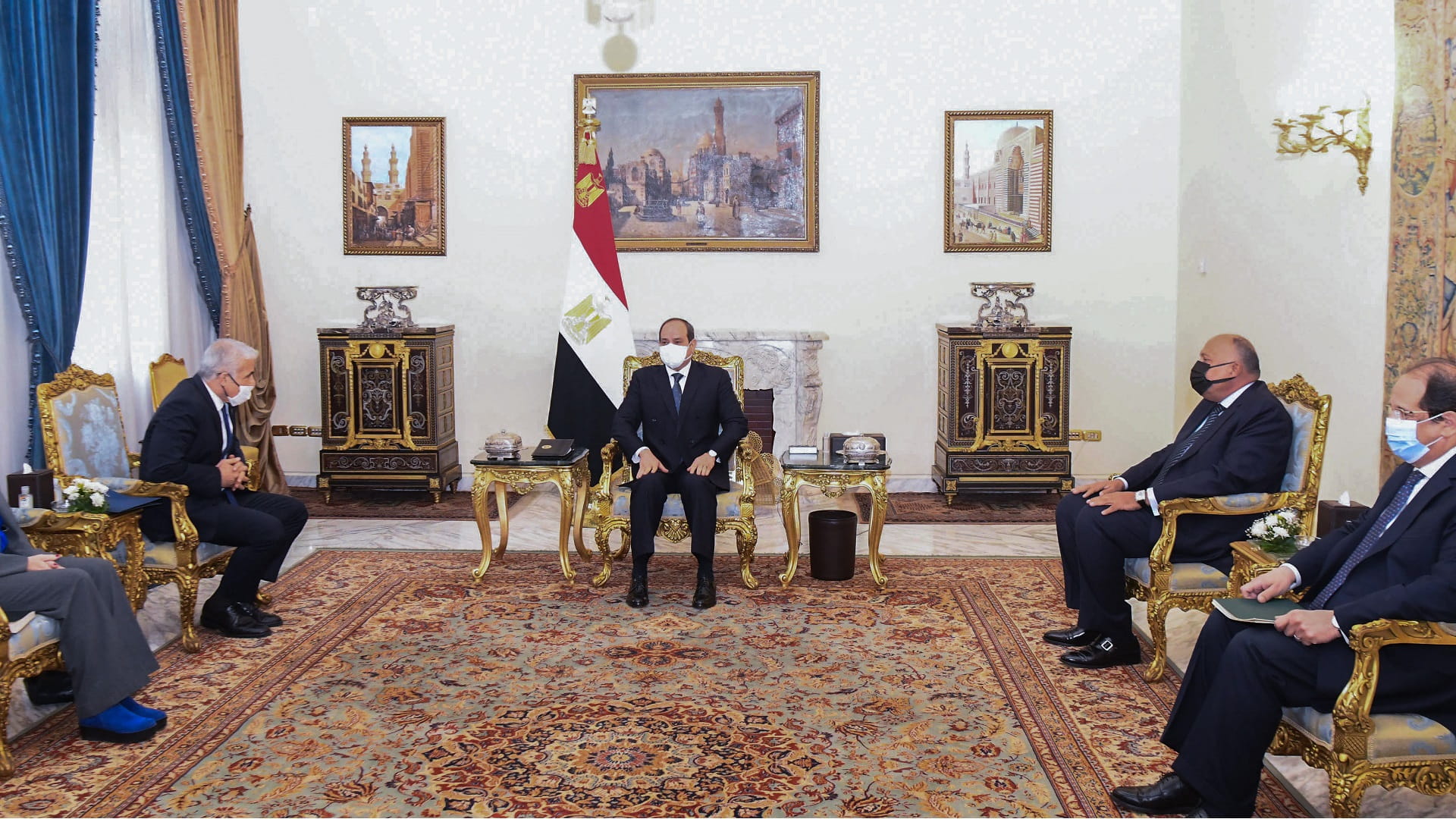 Image for the title: Israel's FM in Egypt for talks on Gaza, Iran 