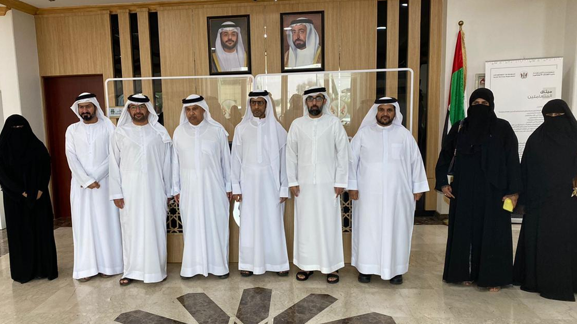 Image for the title: SCC Committee visits SSSD branches in Al Dhaid, Al Bataeh 