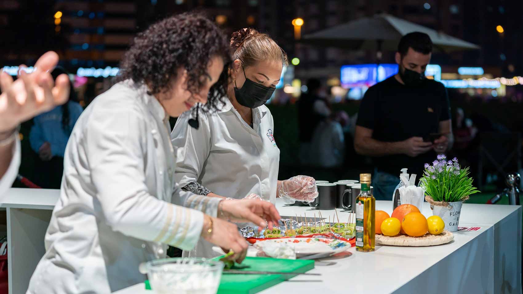 Image for the title: Cookery Corner at SEF whips up a delicious storm!   