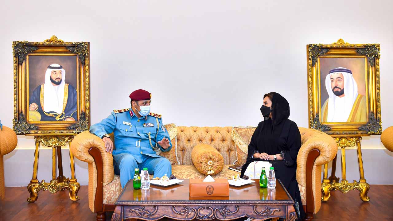 Image for the title: Bin Amer receives Emirati ambassador to Egypt 