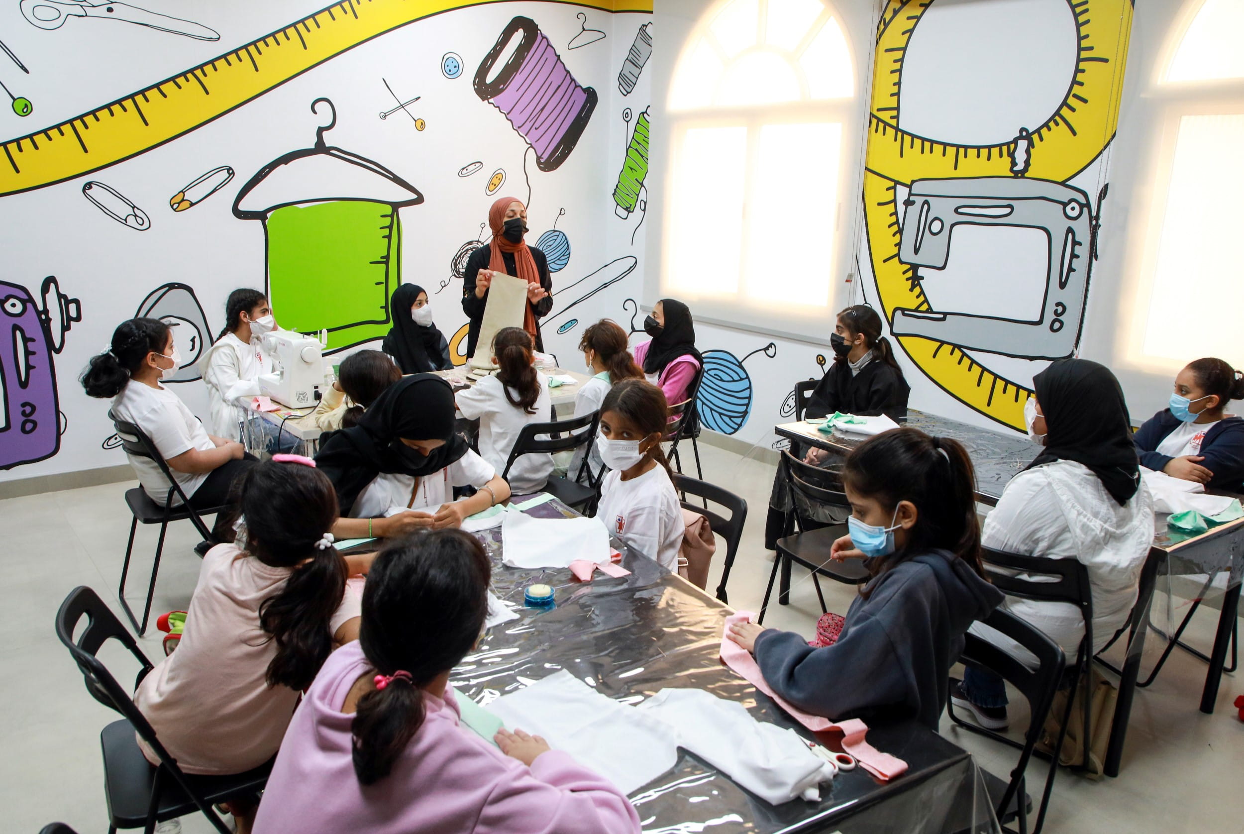 Image for the title: 500 children at the “winter camp” in Sharjah 