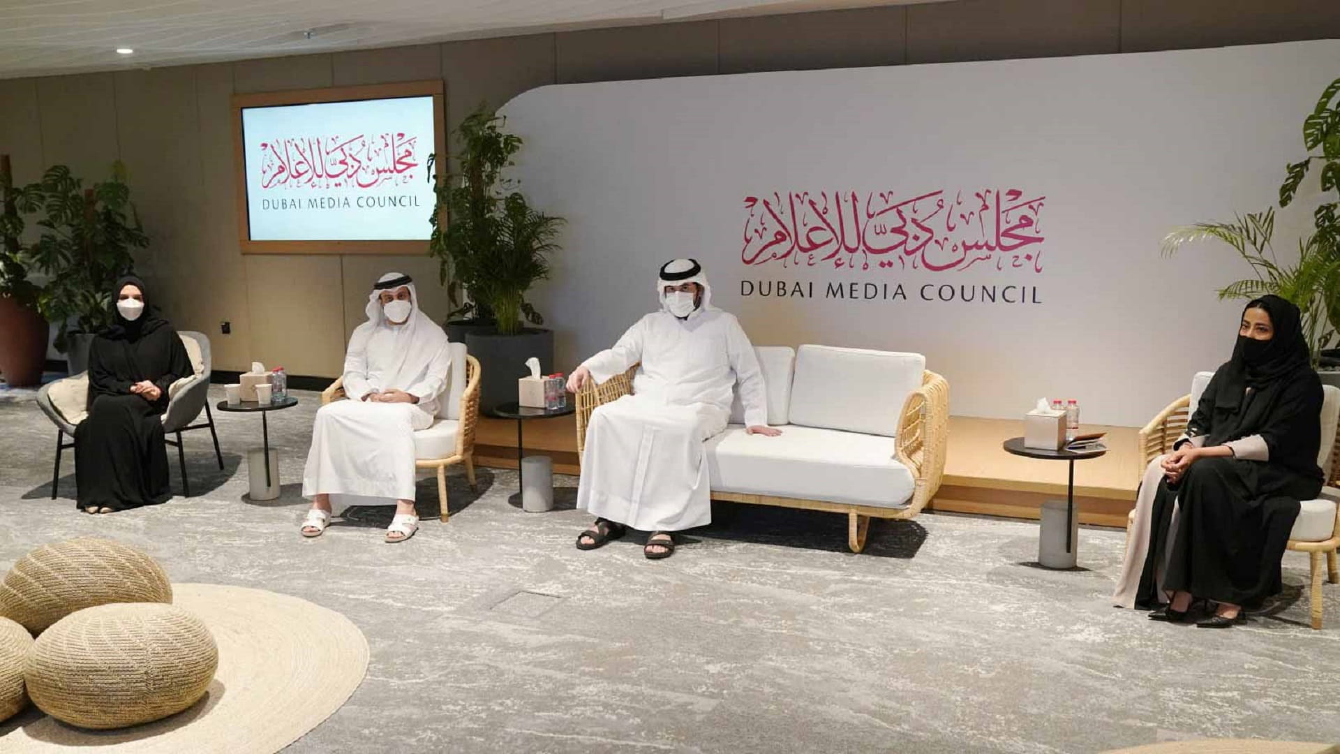 Image for the title: Ahmed bin Mohammed chairs first meeting of Dubai Media Council 