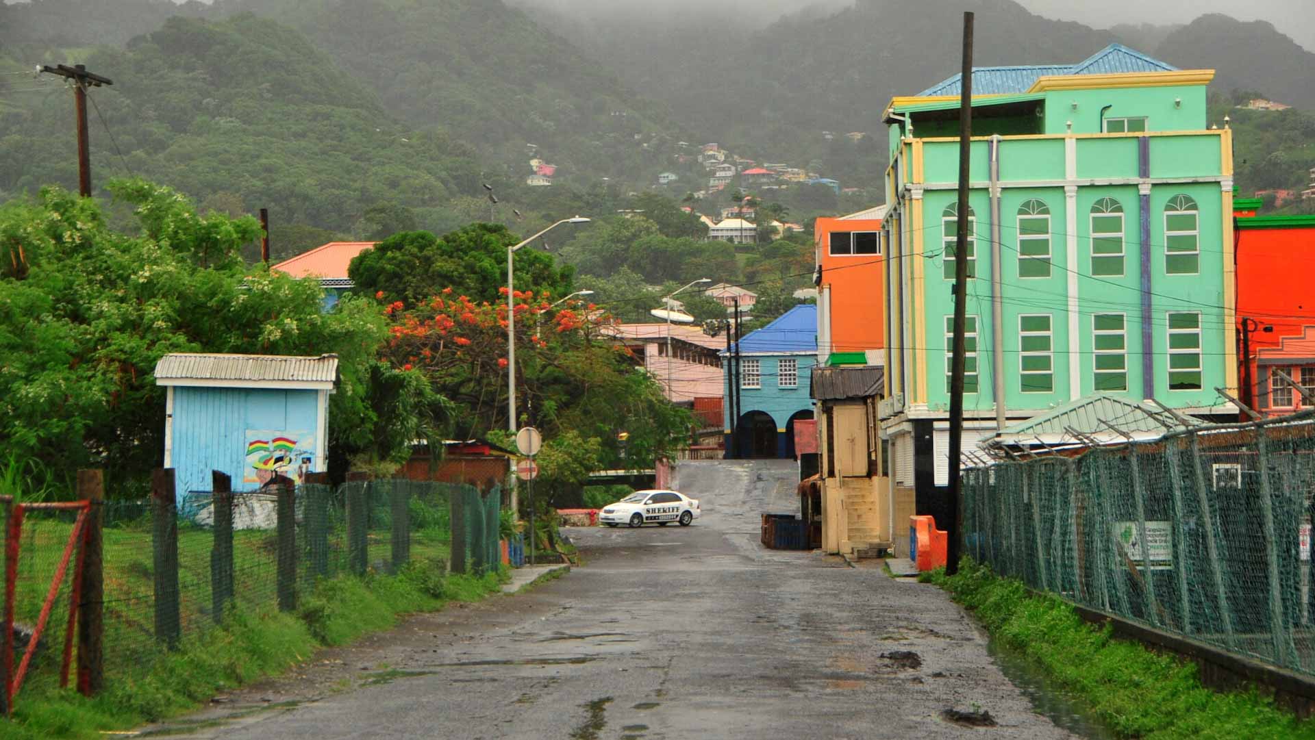 Image for the title: Hurricane Elsa cuts power, batters homes in Barbados 