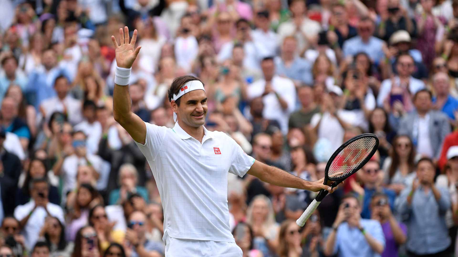 Image for the title: Federer ends British hopes in men's draw 