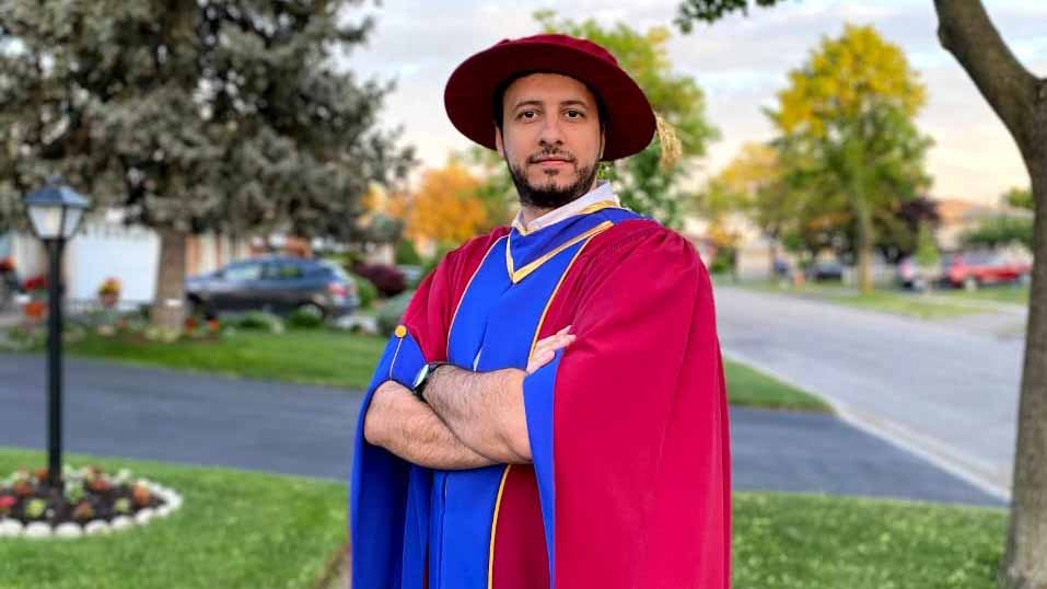 Image for the title: AUS alumnus achieves PhD from University of British Columbia 