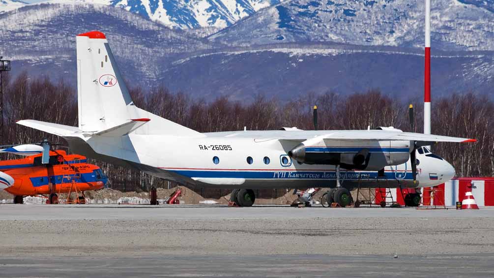 Image for the title: No survivors from plane crash in Russia's far east 