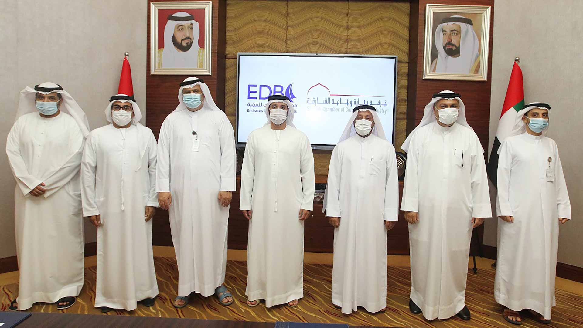 صورة بعنوان: غرفة الشارقة توقع مذكرة تفاهم مع مصرف الإمارات للتنمية 