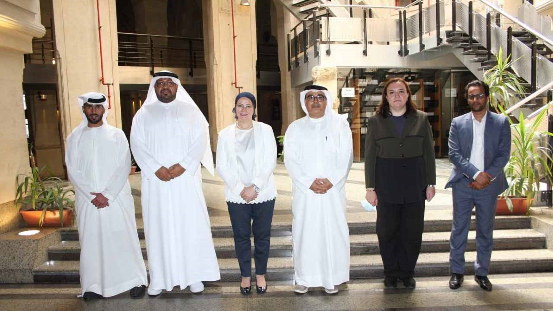 Image for the title: SIH’s delegation visits House of Books in Egypt 