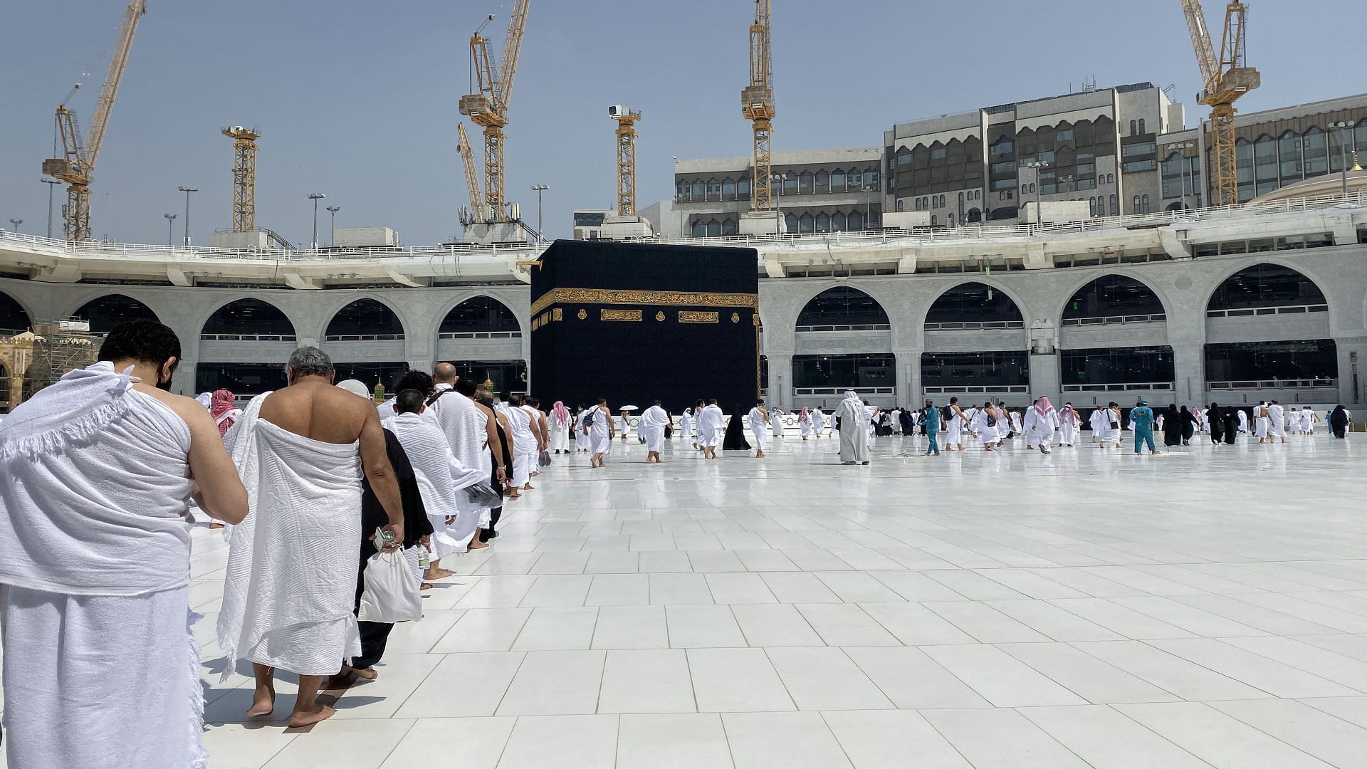 Image for the title: Plan for receiving pilgrims for performing Tawaf completed 