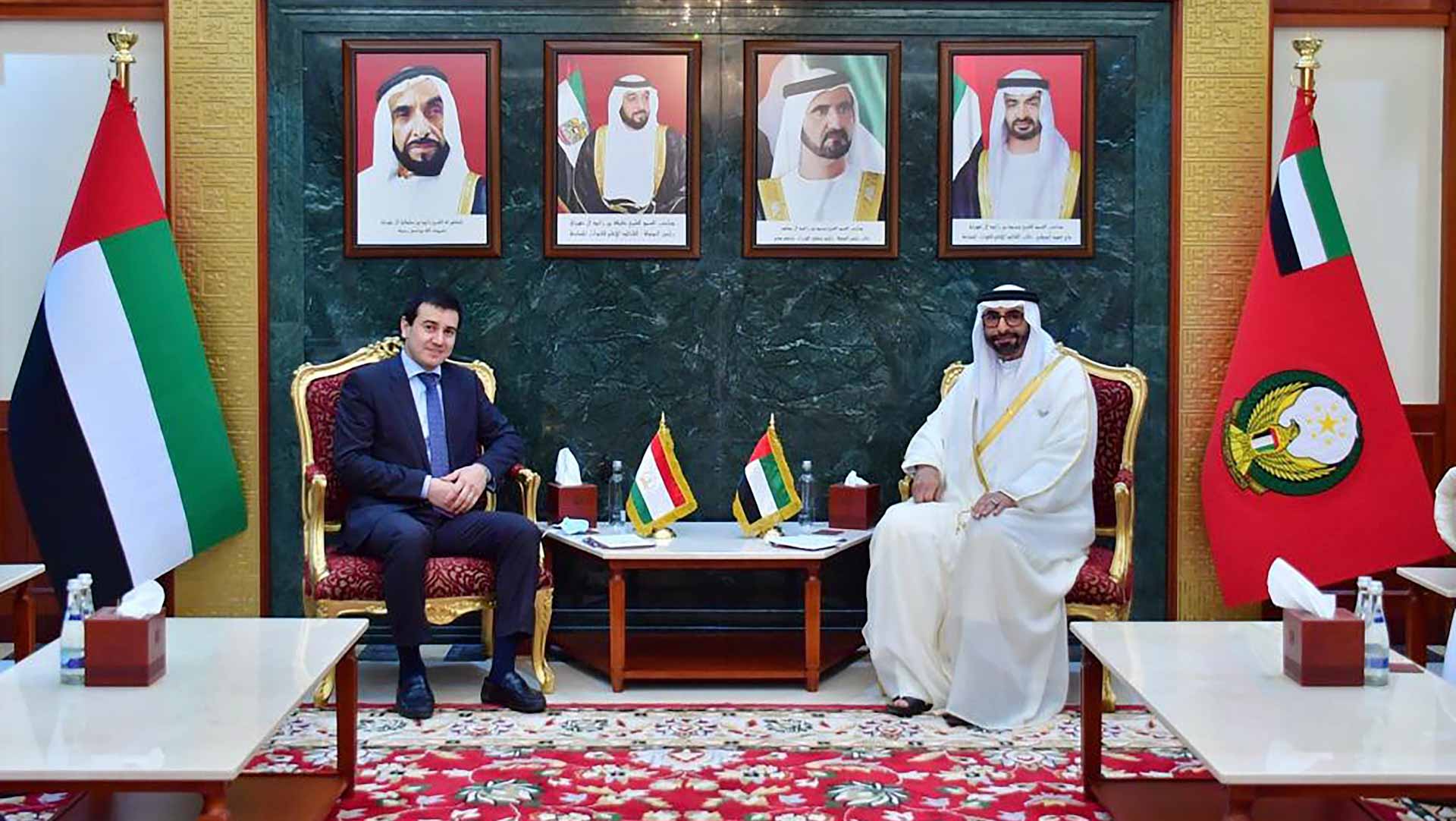 صورة بعنوان: البواردي يؤكد عمق العلاقات الإماراتية - الطاجيكية وأهمية تعزيزها 