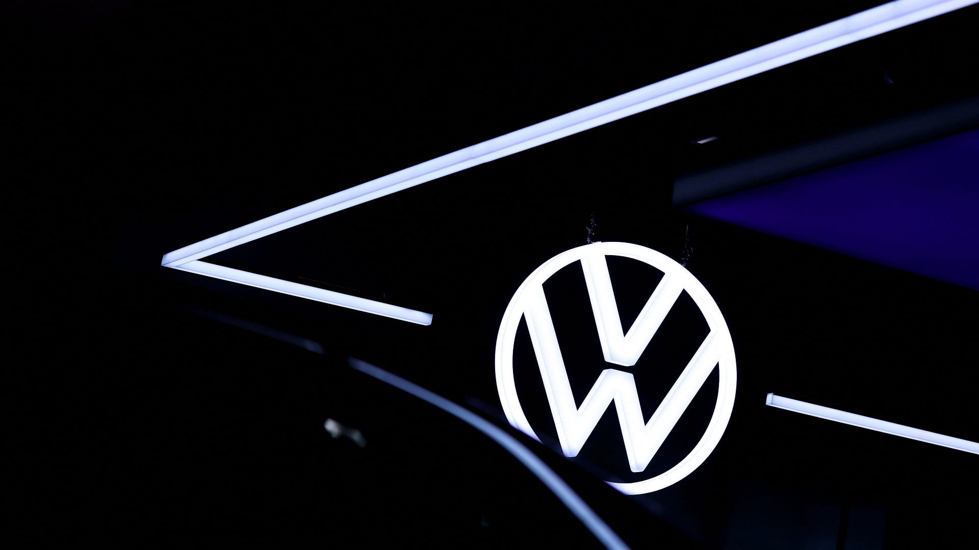 Image for the title: Volkswagen ups margin target again on record earnings 