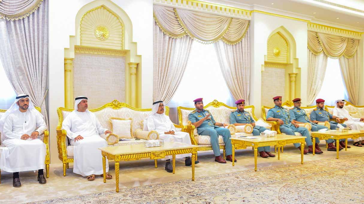 Image for the title: Sharjah Police Research Center delegation visit SCC 