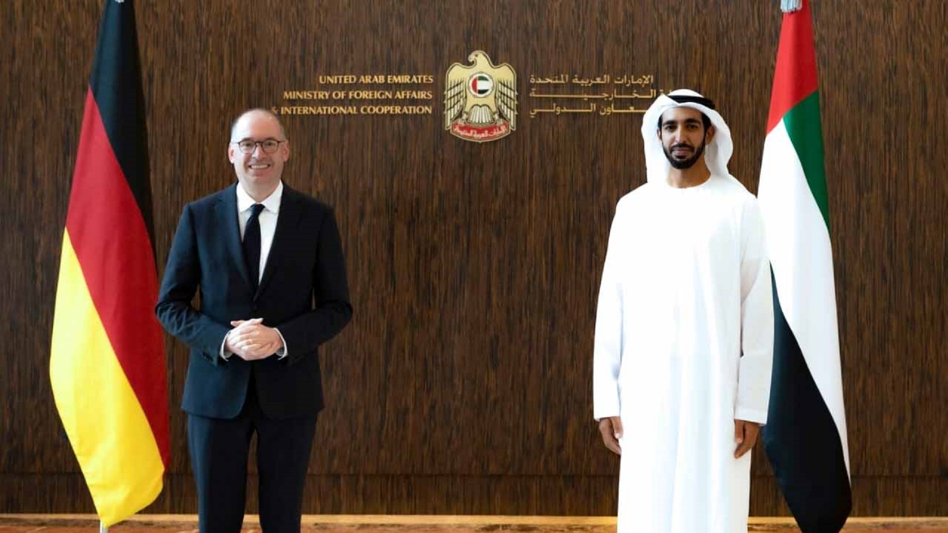 Image for the title: UAE, Germany review advancing cooperation 