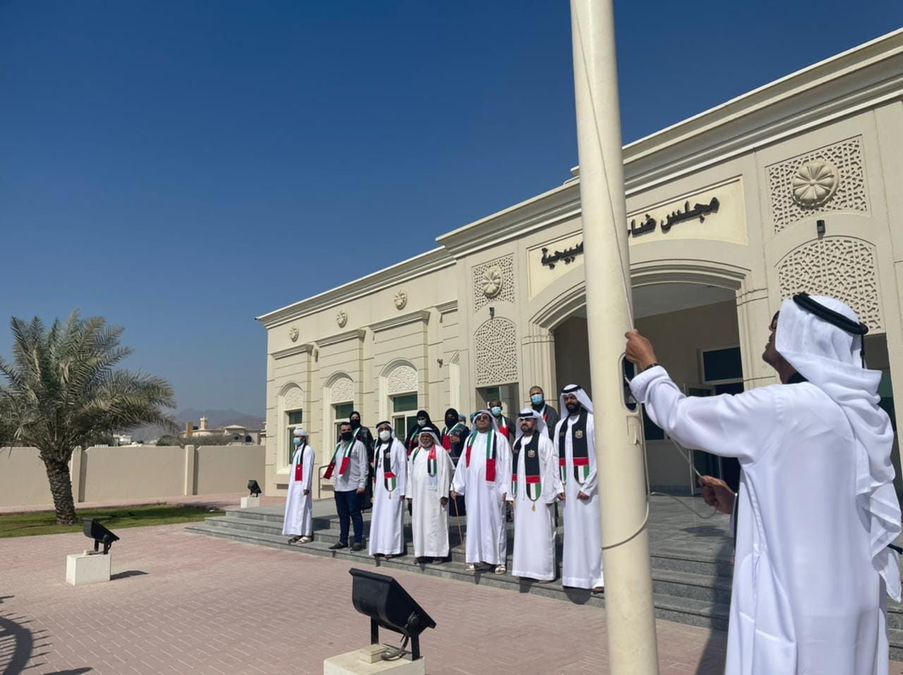 Image for the title: Al Sabihiya Suburb Council celebrates Flag Day 