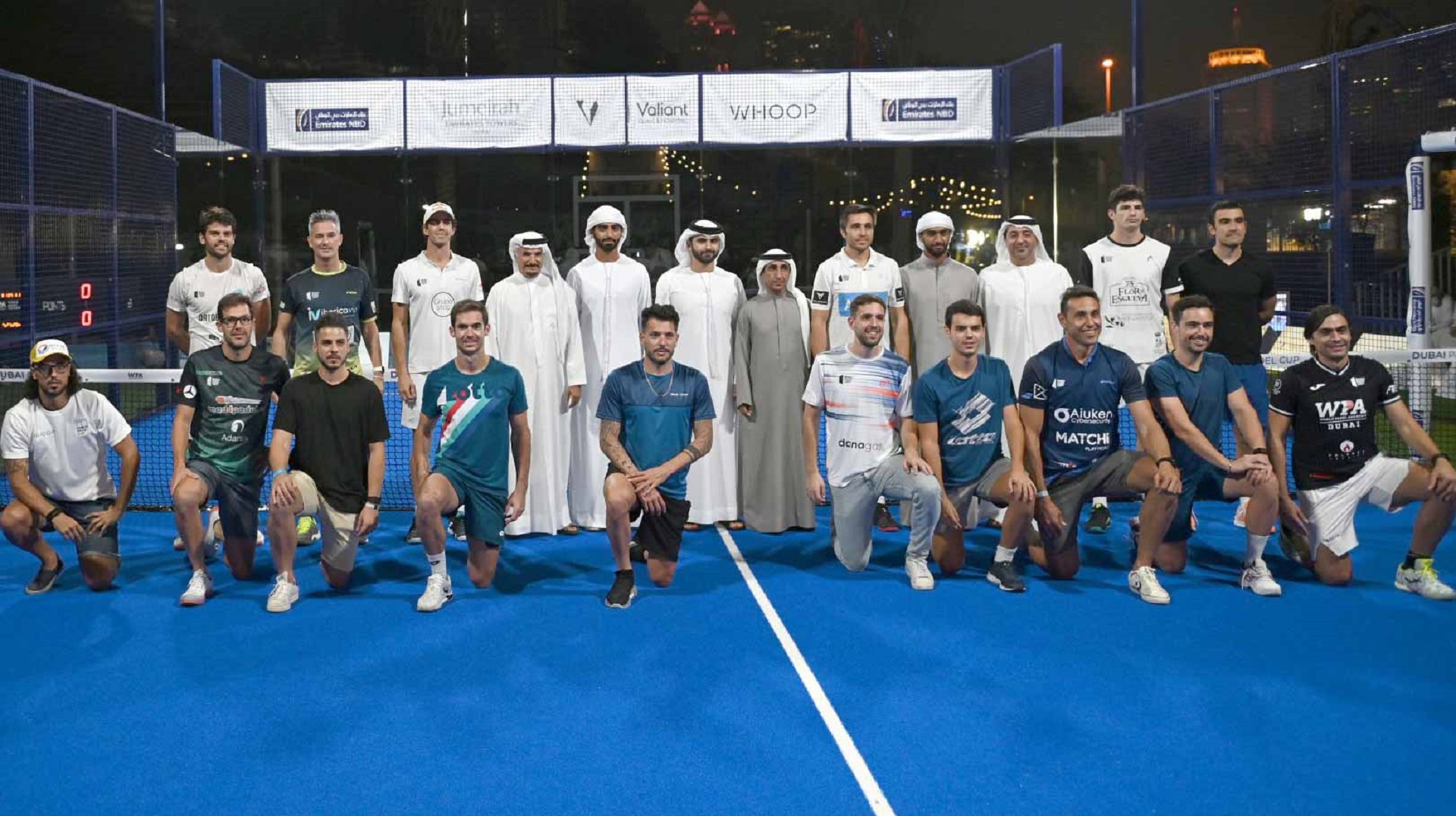 Image for the title: Mansour bin Mohammad attends inaugural Dubai Padel Cup finale 