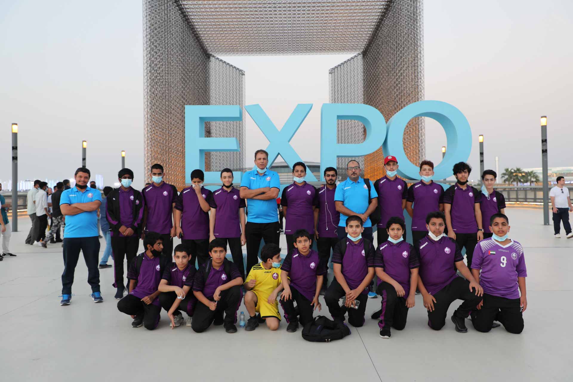 ADCSC players explore beauty of Expo's pavilions