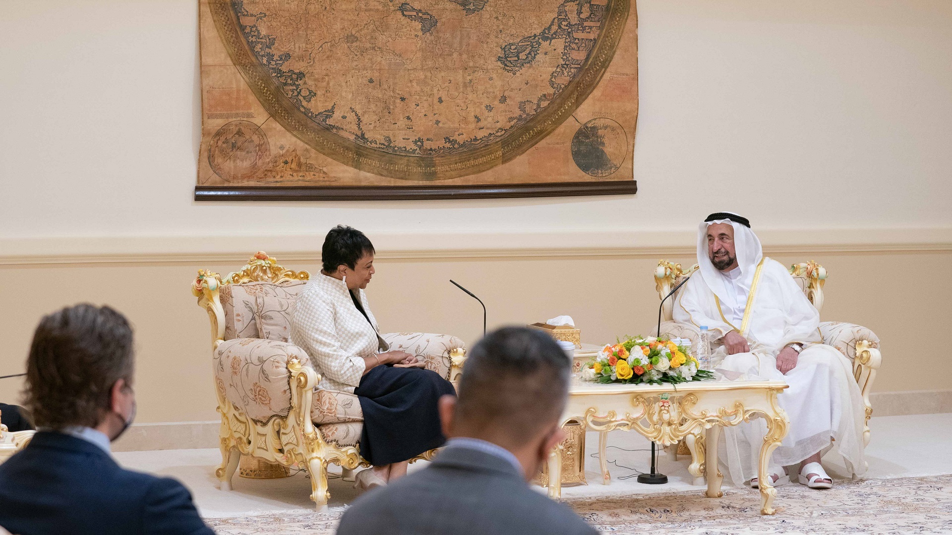 Image for the title: Sharjah Ruler receives Librarian of Congress, USA 