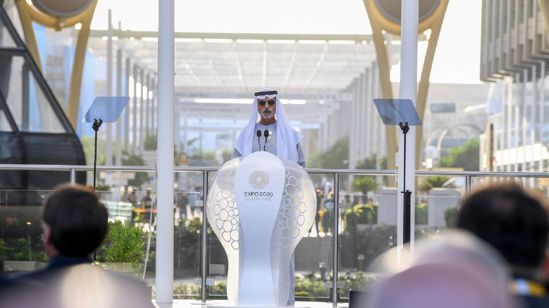 Image for the title: Nahyan bin Mubarak attends Brazil's ND celebrations at Expo 2020 