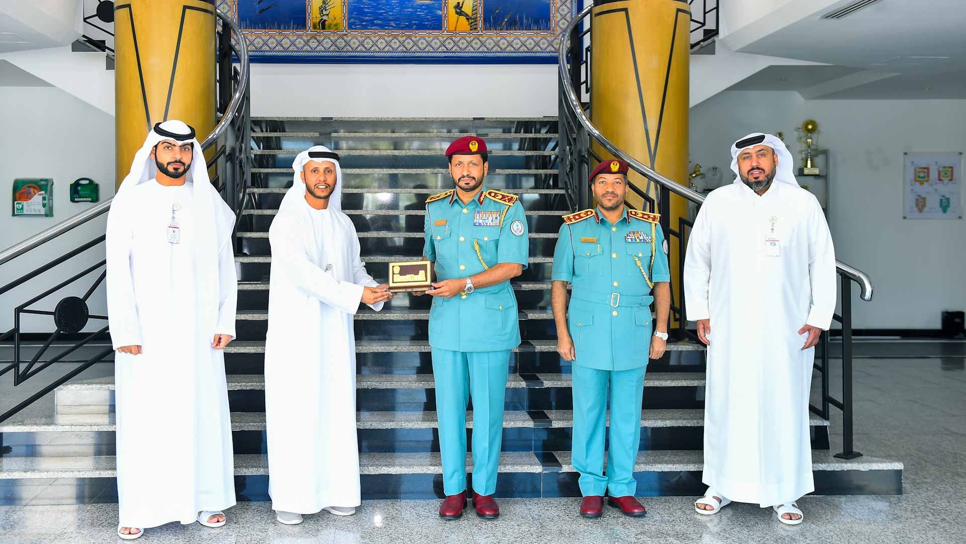 Image for the title: Al Shamsi receives Emirates Red Crescent Authority - Sharjah 