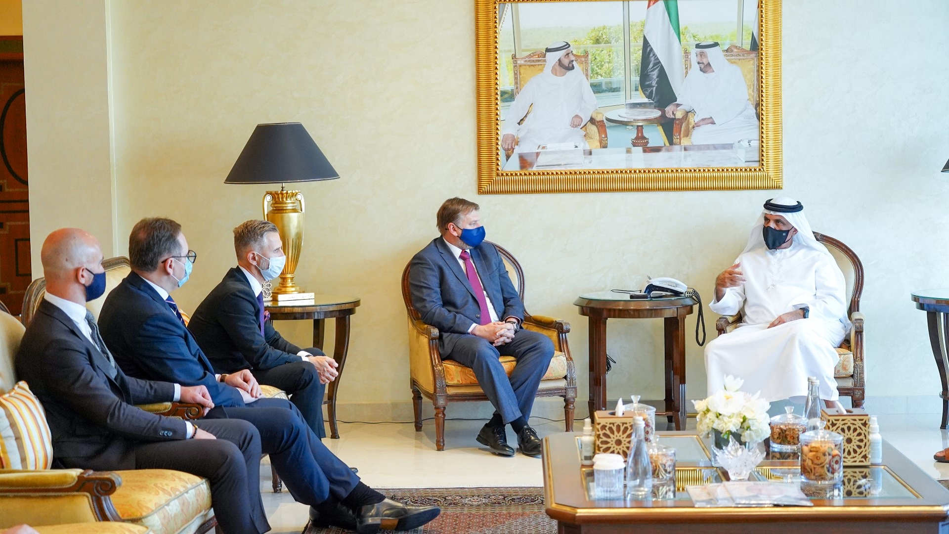 Image for the title: RAK Ruler receives delegation of Polish company 'PGNiG' 